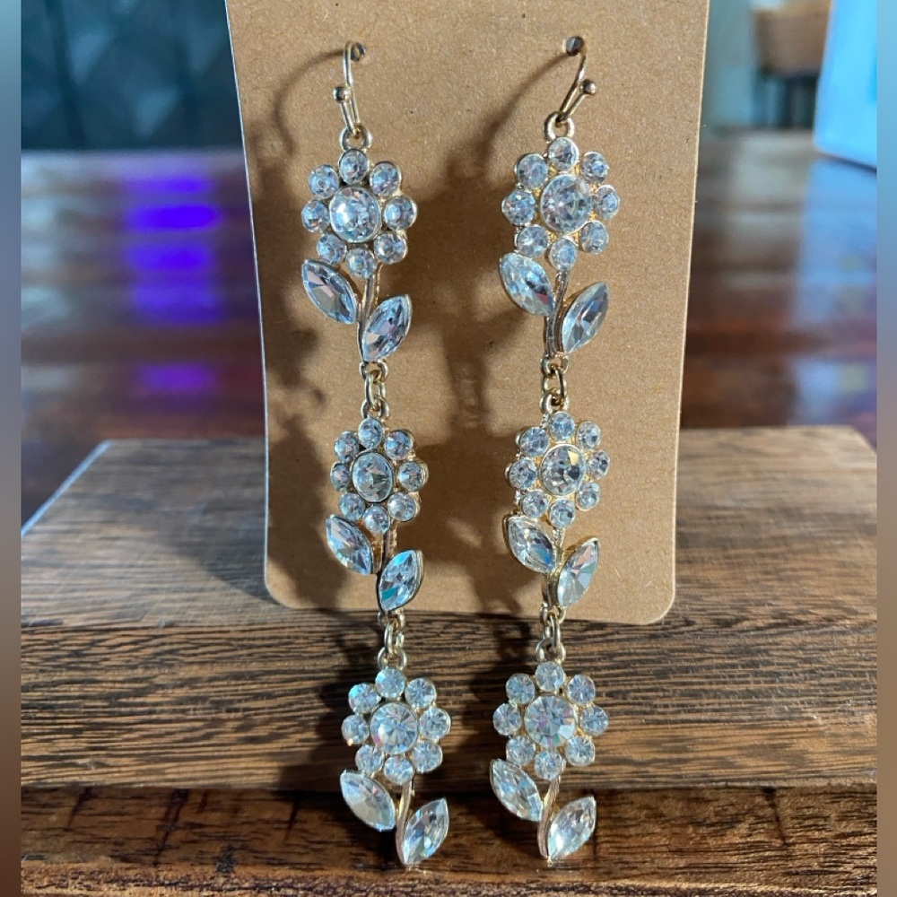 Gennaro Diamond Flower Drop Earrings